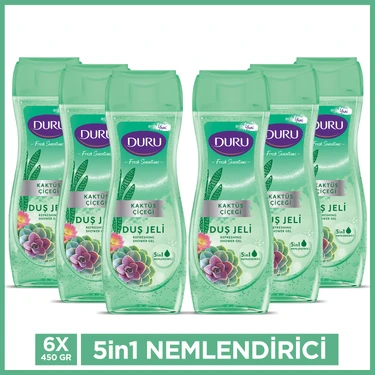 Duru Fresh Sensations Kaktüs Duş Jeli 6x450