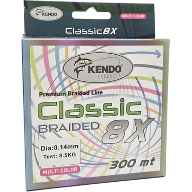 Kendo Classic 8x 300M Multicolor Örgü Ip
