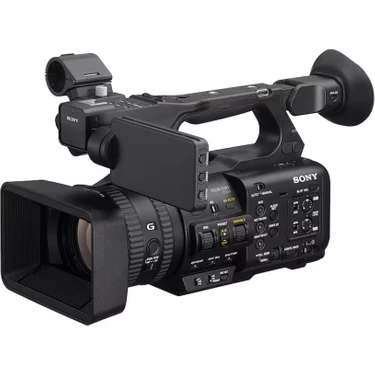 Sony Pxw Z200 Profesyonel Video Kamera 4K HDR Çözünürlükte Siyah Renkli Gelişmiş