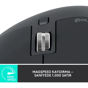 Logitech MX Master 3S Performans 8000 DPI Optik Sensörlü Fiyatı
