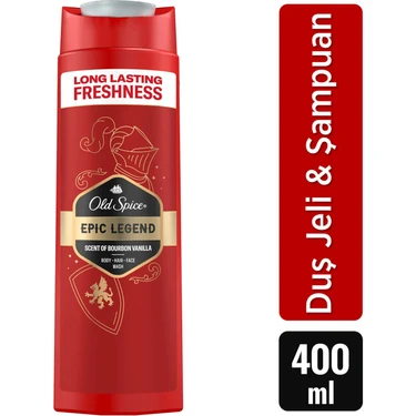 Old Spice Epic Legend Erkek Duş Jeli ve Şampuan 400