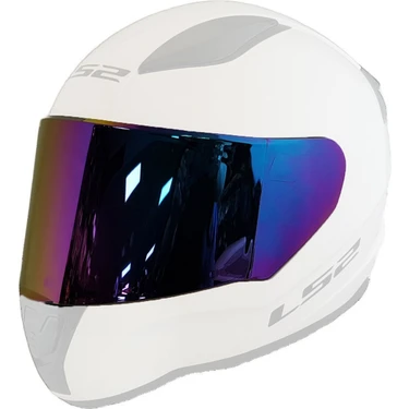 LS2 Iridium Gökkuşağı Renkli Darbeye Dayanıklı Polikarbon Motosiklet Kask Vizörü – Rapid, Rapid 2,