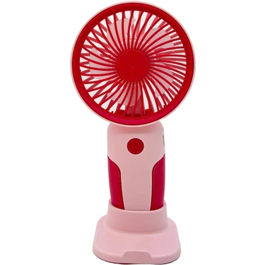 Şarjlı 3 Kademeli Mini Fan – Taşınabilir & Masaüstü