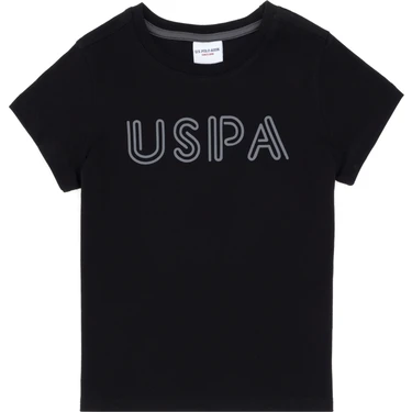 U.S. Polo Assn. Erkek Çocuk Siyah Tişört Basic