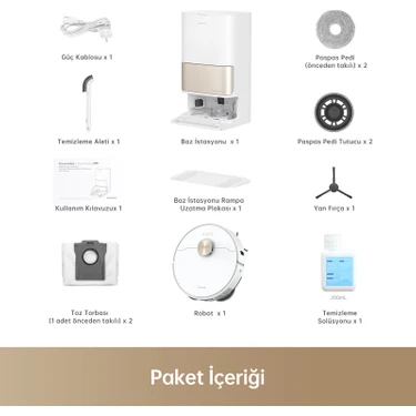 Dreame L10s Pro Ultra Heat Robot Süpürge Beyaz