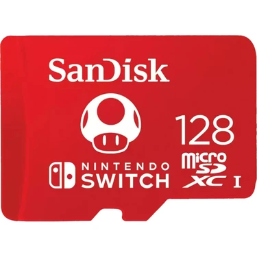 Sandisk Nintendo Switch 128GB 100MB/S Microsdxc Lisanslı Hafıza Kartı