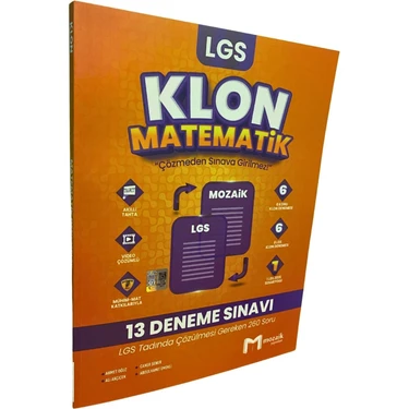 Mozaik 8.sınıf Matematik Klon Deneme Kitabı ve Fiyatı