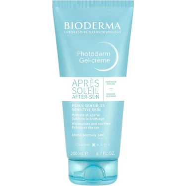 Bioderma Photoderm After Sun Krem 200  ml Tüm Cilt Tipleri İçin Yenileyici Etki