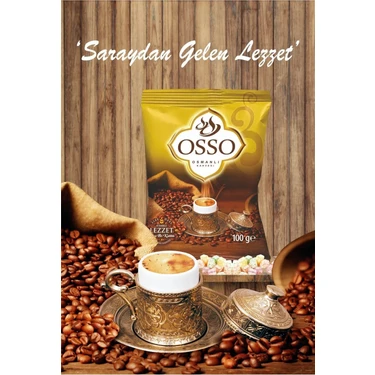 Osso Osmanlı Kahvesi 100 gr Saraydan Gelen Lezzet Yoğun Aroma ile Taze