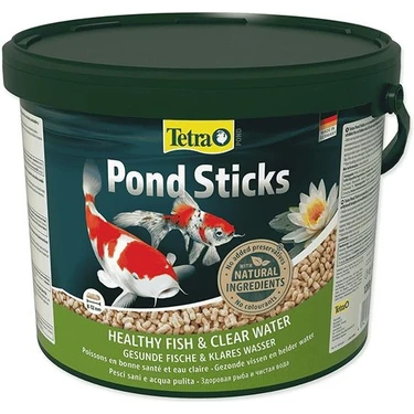 Tetra Pond Koi Sticks 10 lt Koi Balık Yemi Yüksek Kalite Beslenme İçin Özel