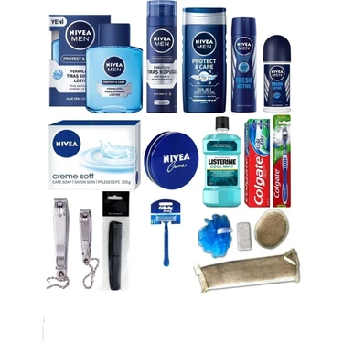 Nivea Damat Çeyiz Bohça Sandıksız Set - Full Lüks Set 2 Bıçaklı Ergonomik Tasarım ile Uzun Ömürlü