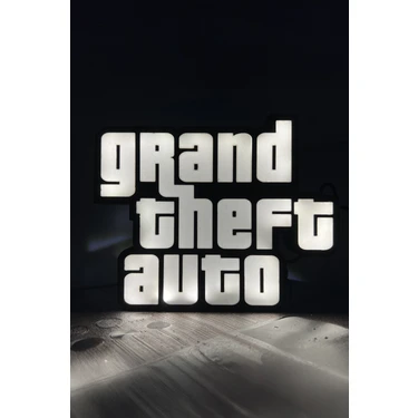 Wanted led panel グランドセフトオート　GTA風　LED MEKTrend Grand Theft Auto Gta Dekoratif LED Aydınlatma Fiyatı