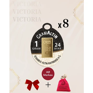Victoria Gold 8 Adet 1 gr 24 Ayar  995