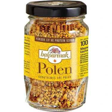 Balparmak Doğal Arı Poleni Yüksek Lif ve Protein İçeren 100 gr Zengin Mineral ve