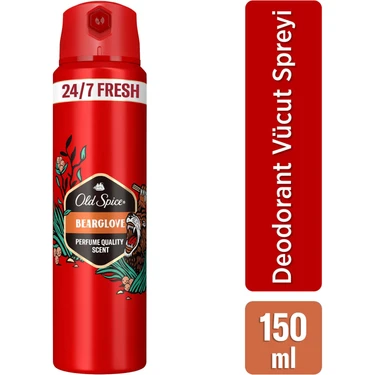 Old Spice Bearglove Erkek Sprey Vücut Deodorantı 150