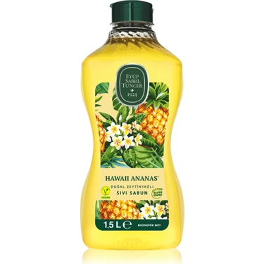 Eyüp Sabri Tuncer Hawaii Ananas Sıvı Sabun Doğal Zeytinyağlı 1,5 Lt Ekonomik