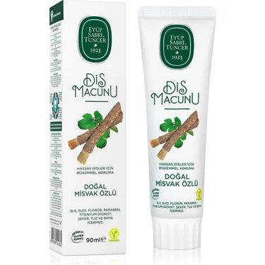 Eyüp Sabri Tuncer Diş Macunu 90 ml - Doğal Misvak