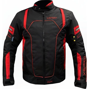 Xspeed Anger Plus 4 Mevsimlik Korumalı Motosiklet Montu Yeni Sezon Siyah