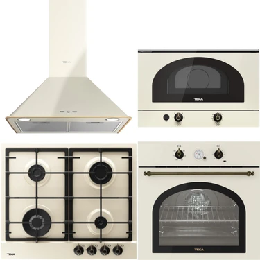 Teka Country Krem Ankastre Set (Dos 60.2 Vn-Gsc 64320 Rbc Vn-Hak 627 R Vn-Mwr 22 Bı