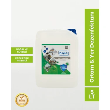Bioxi Ortam ve Yer Dezenfektanı 5 LT/ Hipokloröz asit (HOCl)
