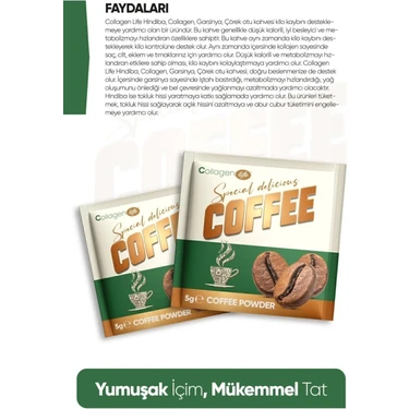 Collagen Life Kolajenli Kahve Karışımı Coffee Powder 20 Saşe Fiyatı