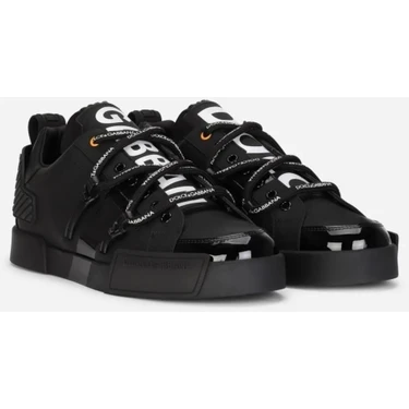 Dolce & Gabbana Portofino Logo Embossed Sneakers Fiyatı