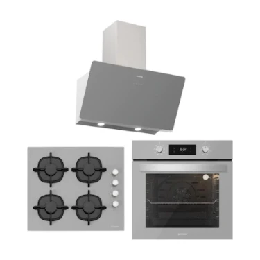 Silverline BO6504S01 - CS5343S01 - 3457 Soho 60 Gri Cam Ankastre