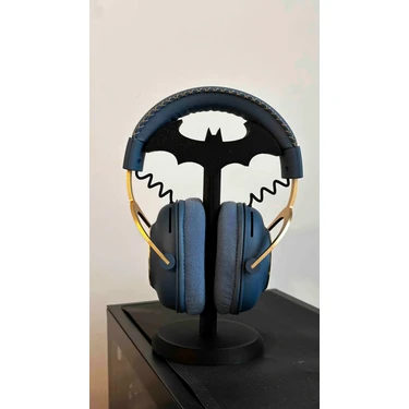 Miralux Gamer Kulaklık Standı - Batman Dekoratif Kulaklık Tutucu Siyah 22