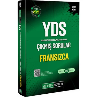 Pegem Akademi Yayıncılık 2026 YDS Fransızca Çıkmış