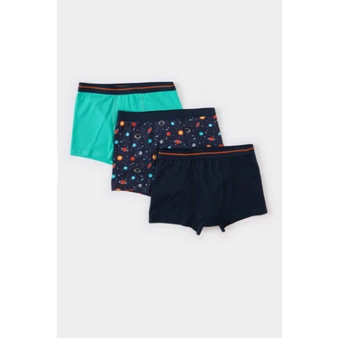 DeFacto Erkek Çocuk Desenli 3'lü Boxer