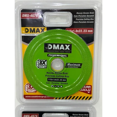 Dmax DMX-4676 D-Max Cam-Seramik-Porselen Kesme Diski 115 mm( Hassas Kesim
