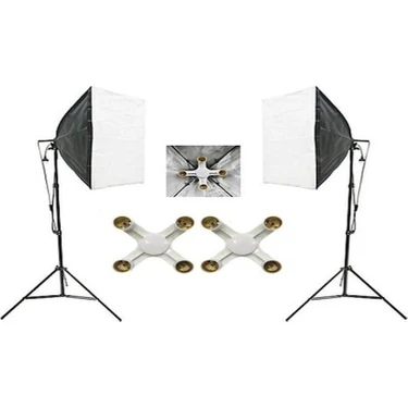 4 Duylu Softbox (2 Adet) + 2 M Işık Ayağı