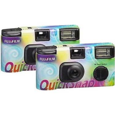 Quicksnap Flash 27 Poz Tek Kullanımlık Analog Fotoğraf Makinesi-2'li