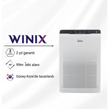 Winix Zero Hava Temizleyici 99m² Etkili, 390m³/h Hava Sirkülasyon Hızı, Karbon ve True HEPA