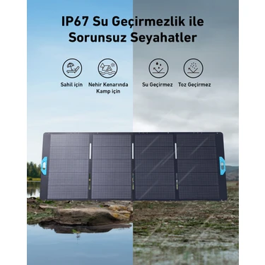Anker SOLIX PS400 Taşınabilir Güneş Paneli 400W - IP67 Su Fiyatı