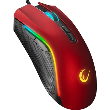 Rampage SMX-R44 V2 Makrolu Kırmızı 12800 Dpı Rgb Ledli 80 Million Huano Switch Gaming Oyuncu
