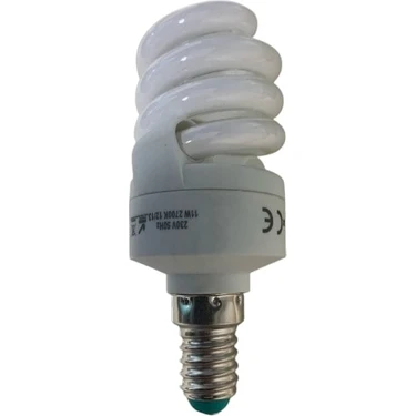 Elmax 11W E14 Spiralli Tasarruflu Ampul 2700K