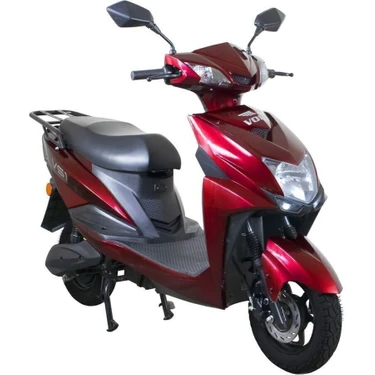 Volta Vs1 Kırmızı Elektrikli Motosiklet 150 Kg Taşıma Kapasitesi ve 2 Tekerlek ile 2023