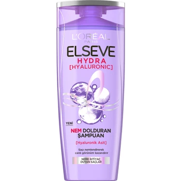 L'Oréal Paris Elseve Hydra [Hyaluronic] Nem Dolduran Bakım Şampuanı 300