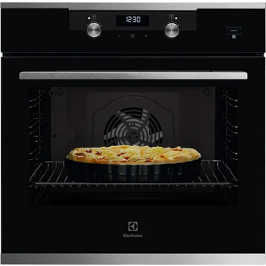 Electrolux KODEF70X Steambake Buhar Ilaveli Katalitik Temizleme Sistemli 72 Lt Xxl Dekorlu Siyah