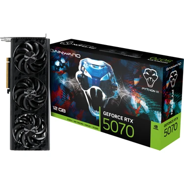 Gaınward Python  RTX5070  12GB Gddr7 192BIT Gaming (Oyuncu) Ekran