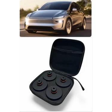 Li Parts Tesla Model Y Juniper  ve Standart Uyumlu Premium Güçlendirilmiş Yeni Lift Takozu Seti 4