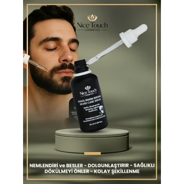 Nice Touch Kozmetik Seyrek Sakal ve Köselik İçin Sakal ve Bıyık