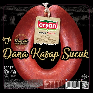 Erşan Et Erşan Fermente Kasap Dana Sucuk 300