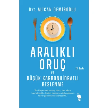 Nemesis Kitap Alican Demiroğlu'nun Aralıklı Oruç ve Düşük Karbonhidratlı Beslenme Kitabı Nemesis