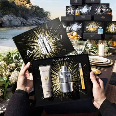 Perfume 2006〜2008 グッズセット　　P44 Azzaro Wanted 75 ml Shampoo+Edp 100 ml+Edp 10 ml Erkek Fiyatı