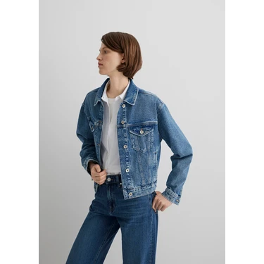 Mavi Megi Mavi Premium Indigo Mavisi Jean Ceket