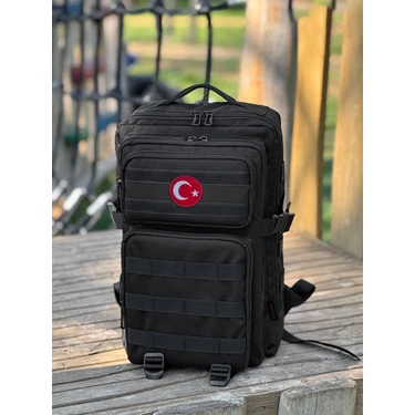 Bagworld Saraciye Mini Taktik Sırt Çantası Günlük Okul Yürüyüş - Peç Hediyeli - 18