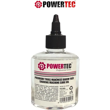 Powertec Tr-Y02 Premium Tıraş Makine Bıçağı Yağı Saç Sakal Kesme Makinesi Bıçak Bakım Yağı