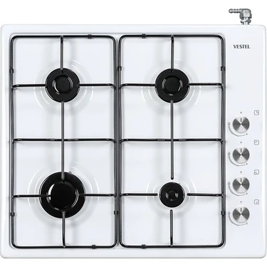 Vestel SO-6004 B DG Set Üstü Gazlı Ocak 4 Gözlü Metal Yapı ile Güçlü